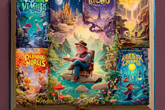 design a custom book cover for print, ebook and KDP