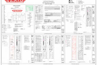 draw commercial plans and retail drawings for permit in revit