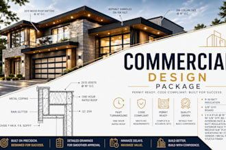draw commercial plans and retail drawings for permit in cad