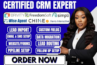 setup brivity resimpli freedomsoft wise agent sierra interactive chime crm