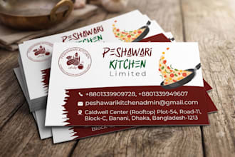 design business card and letterhead branding and stationery