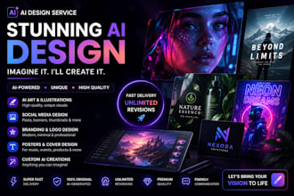 create stunning ai art, illustrations and concept designs