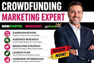 promote your kickstarter, gofundme, indiegogo crowdfunding campaign