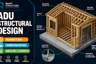 design adu structural wood framing plans, timber framing shear wall