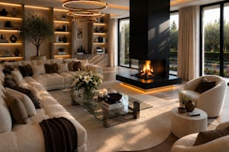 create realistic ai interior design and virtual staging