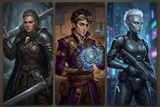 create ai generated character or concept art