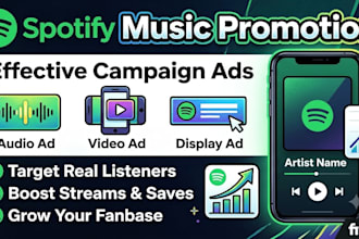 create effective campaign ads for spotify music promotion