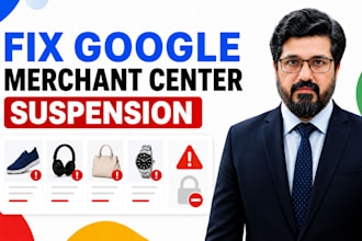 fix google merchant center suspension and misrepresentation