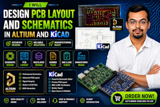 design pcb layout and schematics in altium and kicad