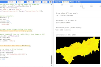 perform remote sensing and satellite image analysis using google earth engine