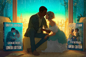 design a unique romantic fiction cover for your book