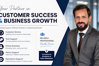 be your professional customer support specialist and VA