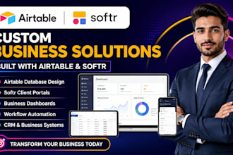 build custom airtable and softr business solutions