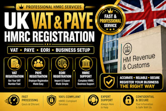 register UK vat, paye, eori and hmrc business services
