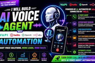 build ai voice agent with vapi twilio openai and n8n automation
