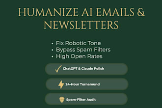 edit and humanize ai emails, cold outreach, and newsletters