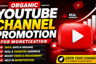 do organic video promotion for monetization