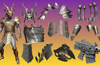 do printable 3d cosplay props 3d weapon 3d mask 3d helmet 3d wearable armor stl