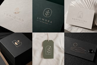 design a modern minimalist logo design for your business
