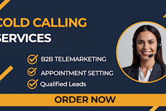 do real estate cold calling, b2b telemarketing and appointment setting