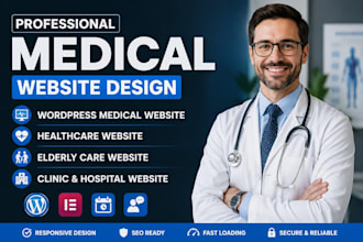 design wordpress, medical website, healthcare website elderly care website