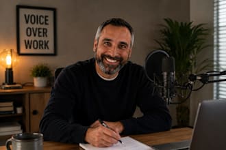 perform any male character voice, enchanting wizard, fantasy, games voice over