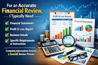 audit financial or prepare us cpa letter, 1hr notarize p and l, us cpa letter