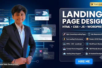 design a responsive landing page