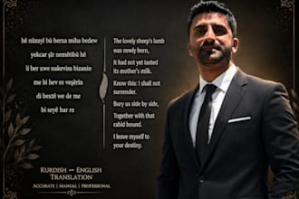 do english to kurdish translation