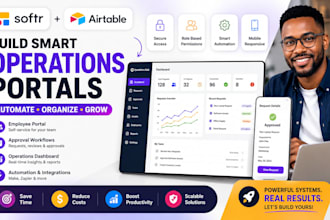 build softr airtable operations portal dashboard  approval workflow system