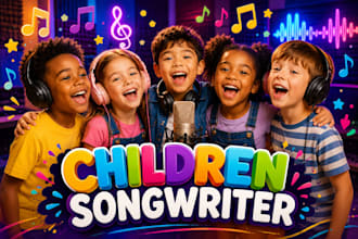 be your childrens songwriter for fun kids music nursery rhymes and songs