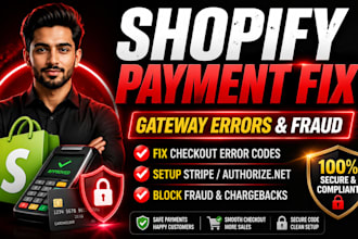 fix shopify payment hold errors and checkout payment failure