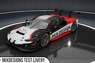 make a custom sim racing livery for acc, iracing, lmu