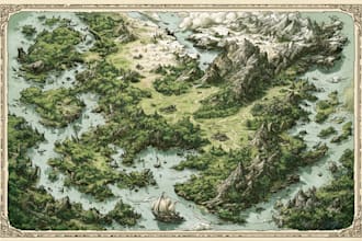 make your fantasy map illustration arts
