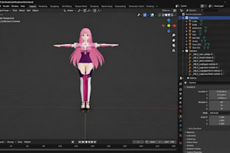 edit, fix, upload, convert, create vrchat avatar, 3d model