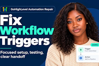 fix gohighlevel workflows, triggers and follow up automation