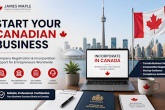 help you register and incorporate a company in canada
