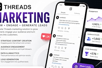 manage your threads marketing and generate leads