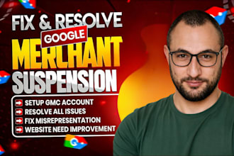 fix google merchant center suspension and gmc misrepresentation