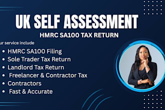 prepare and file your UK self assessment tax return sa100 for hmrc