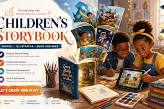 ghostwrite your children storybook writing and kids story book for amazon KDP