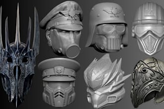 custom 3d cosplay helmet 3d printable mask 3d weapon cosplay armor creation stl