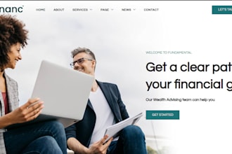 build squarespace financial advisor wealth management consultant website
