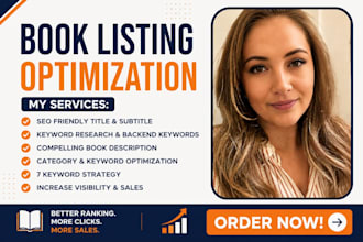 optimize your amazon KDP book listing for better ranking and visibility