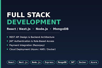 build a full stack app with react next js and node js