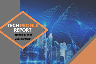 design tech company profile, software brochure and business pitch deck