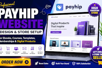 build a payhip website for ebooks courses templates memberships digital product