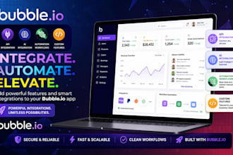 integrate bubble io API ai tools automation and custom web app features