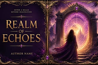 fantasy and minimal book and ebook cover