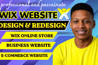 redesign wix website, design b2b website redesign wix industrial website design